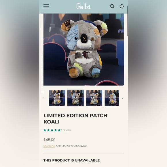 Bellzi LIMITED EDITION PATCH KOALI - Picture 2 of 11